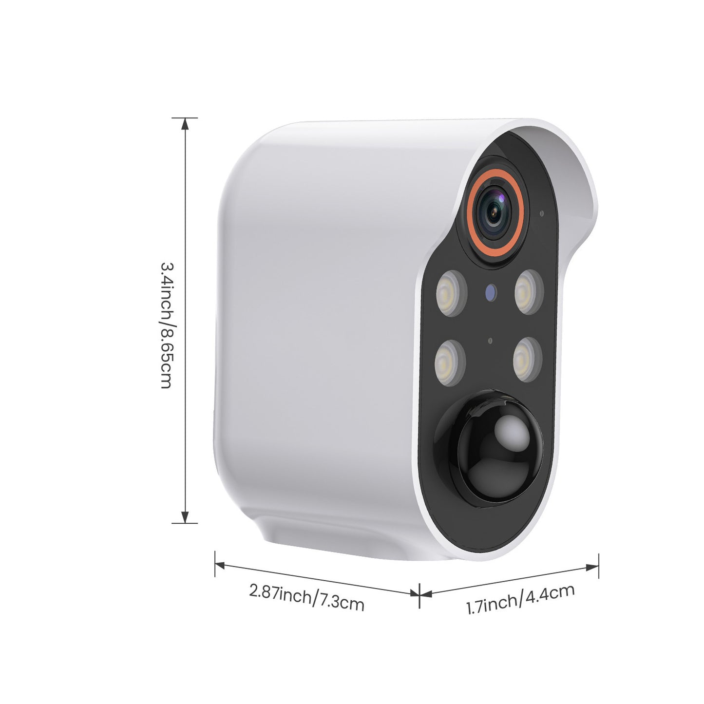 Wireless Security Camera with Solar Panel – Indoor/Outdoor Surveillance System